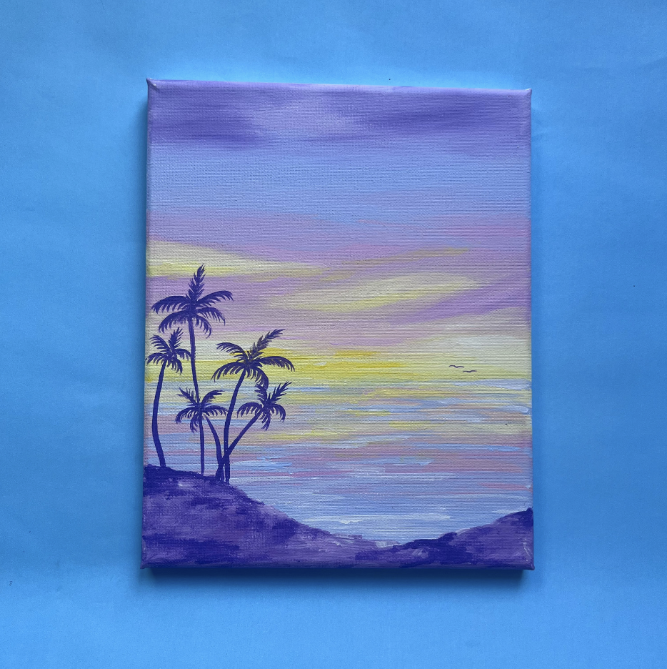 Pastel Island Sunset