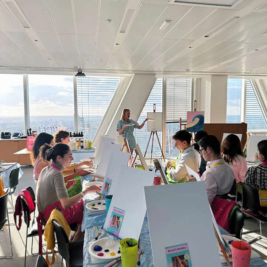 Sip & Paint at Your Office: Fun Team Bonding Activity
