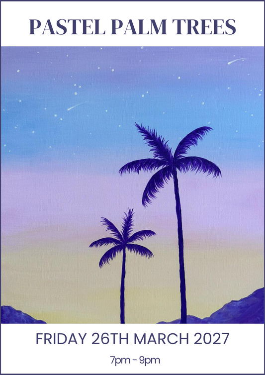 26/03/2027 - Pastel Palm Trees