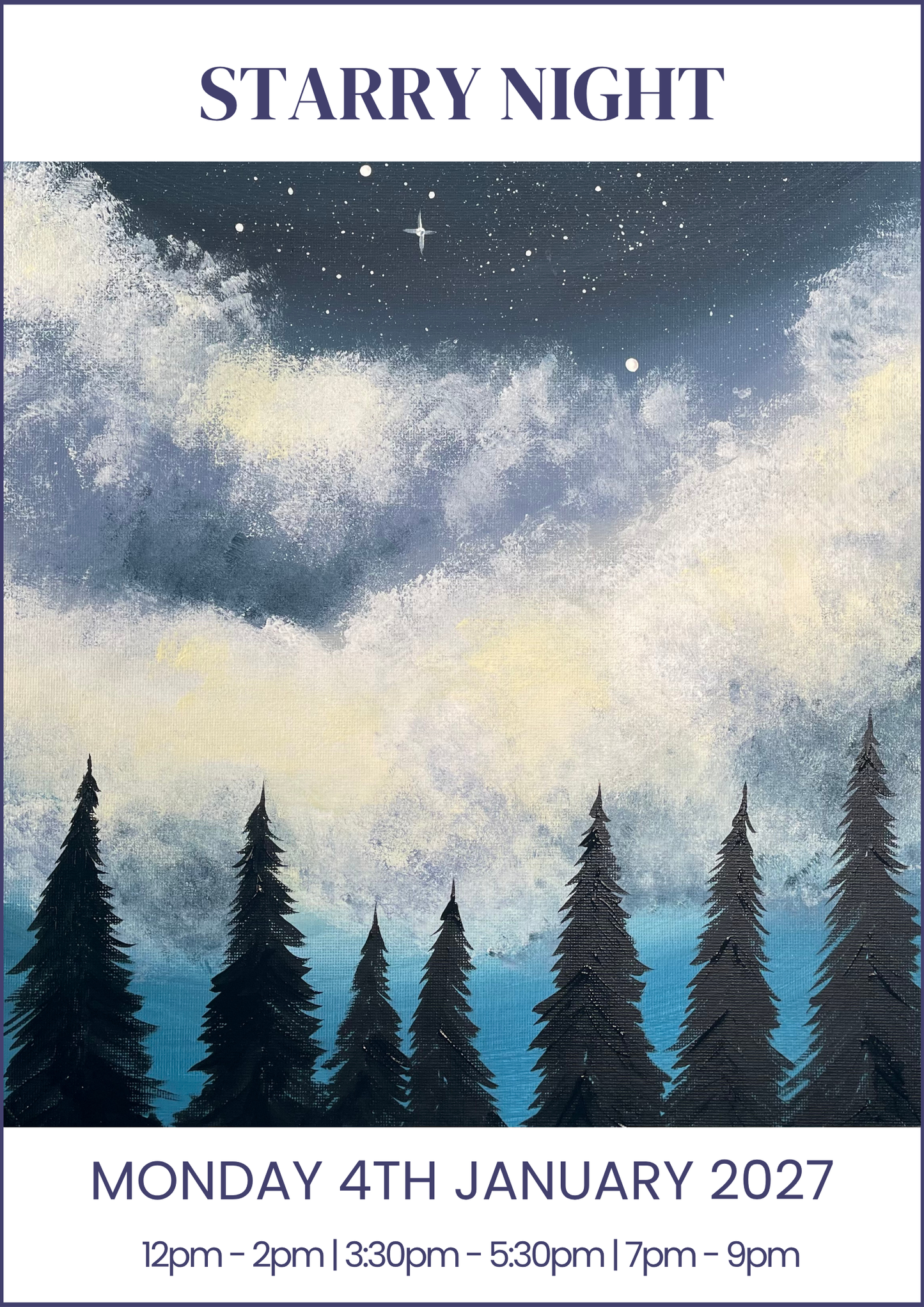 04/01/2027 - Starry Night - 50% OFF