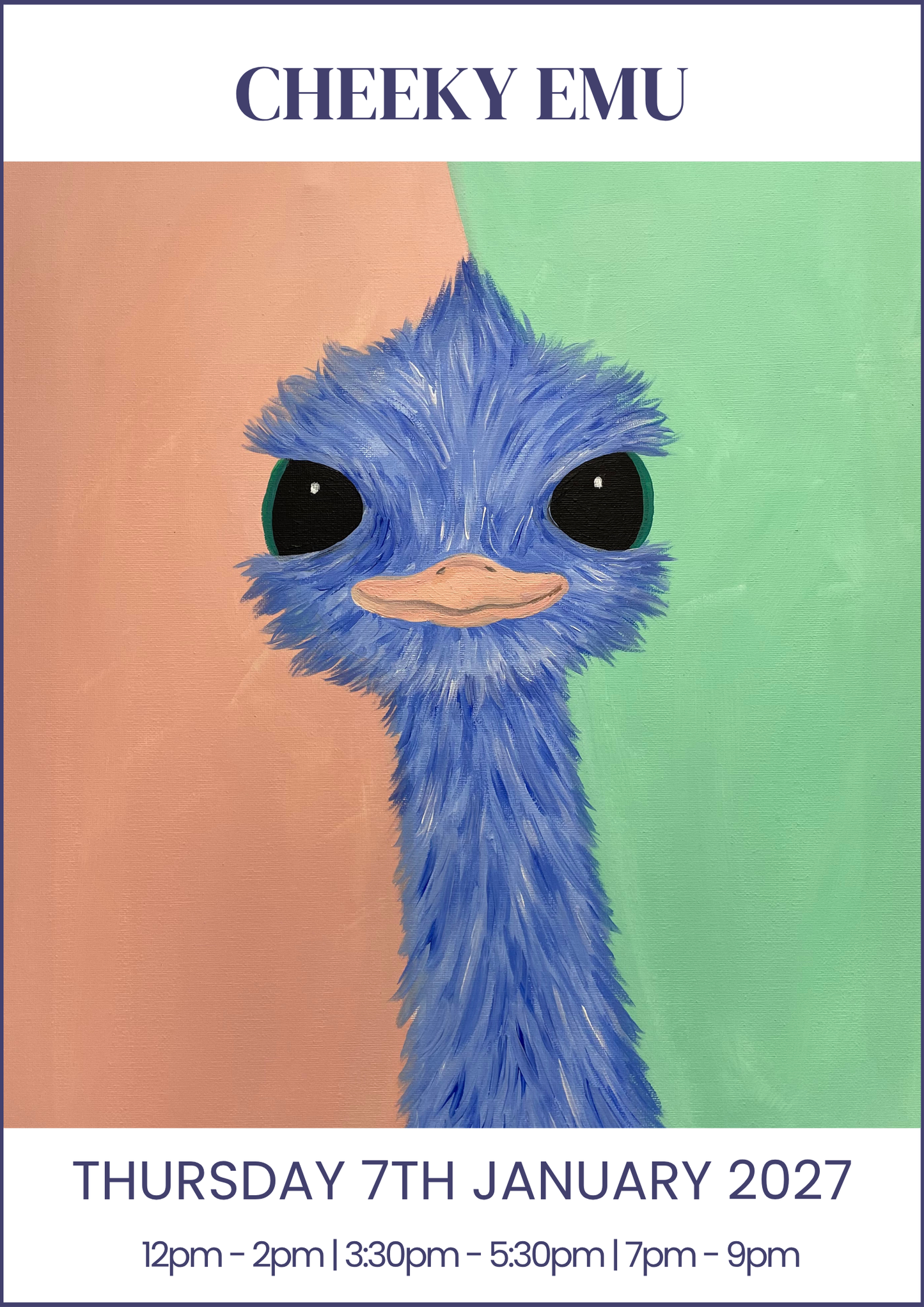 07/01/2027 - Cheeky Emu - 50% OFF