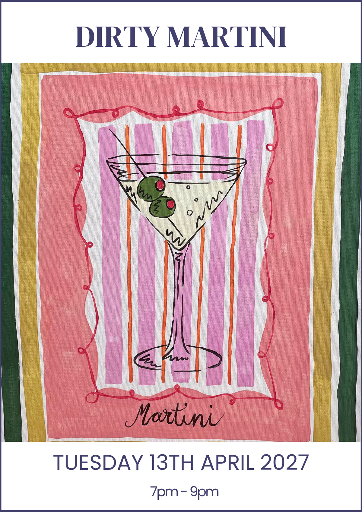 13/04/2027 - Dirty Martini
