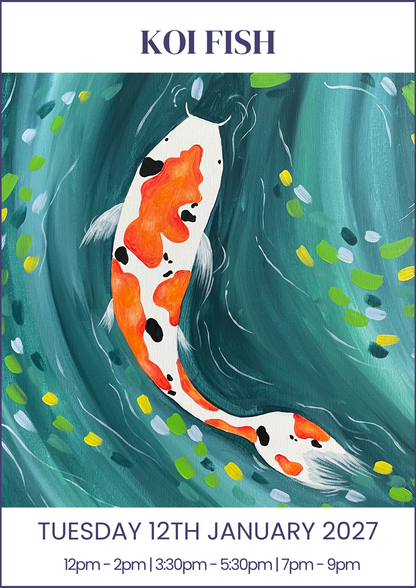 12/01/2027 - Koi Fish - 50% OFF