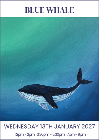 13/01/2027 - Blue Whale - 50% OFF