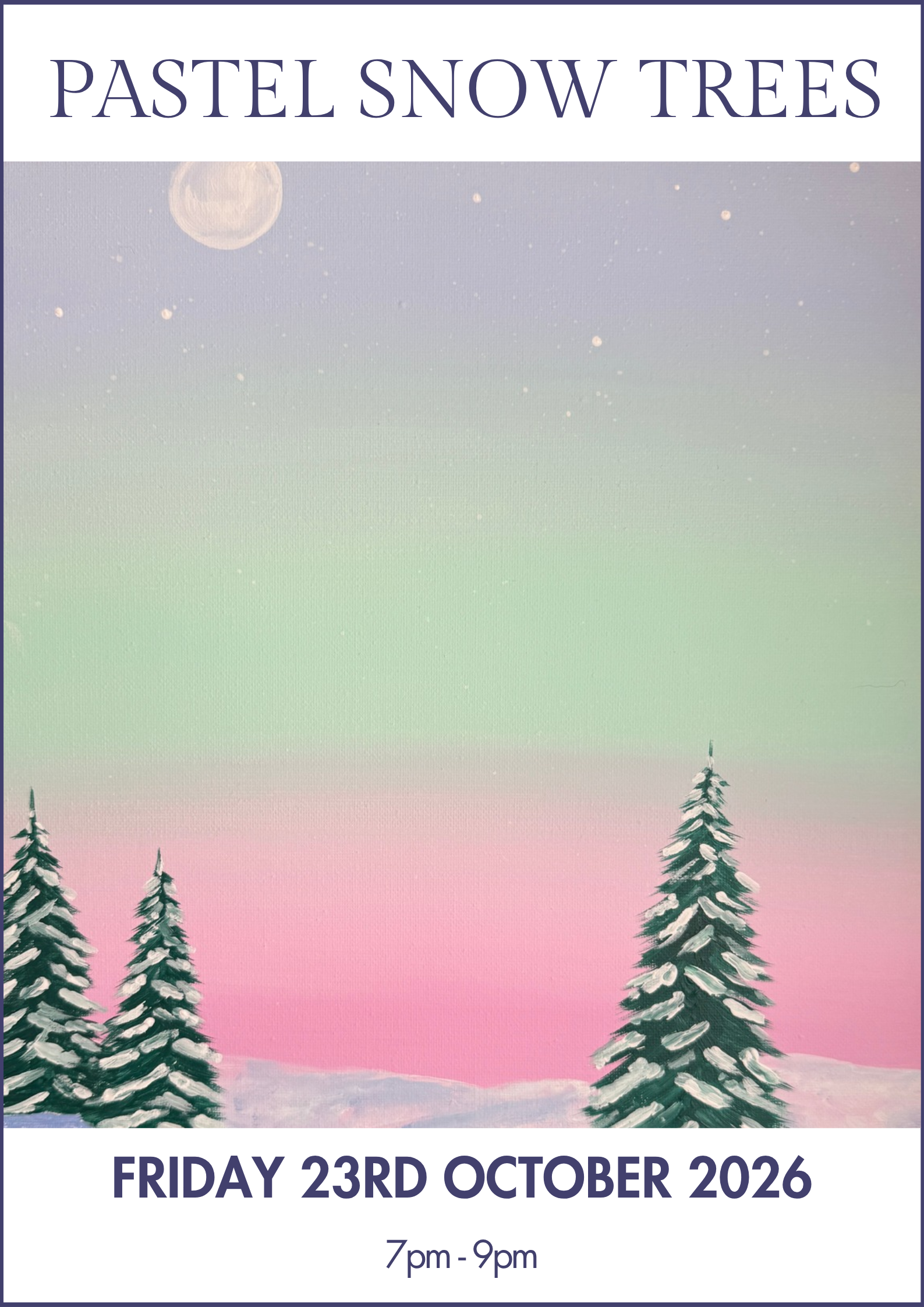 23/10/2026 - Pastel Snow Trees