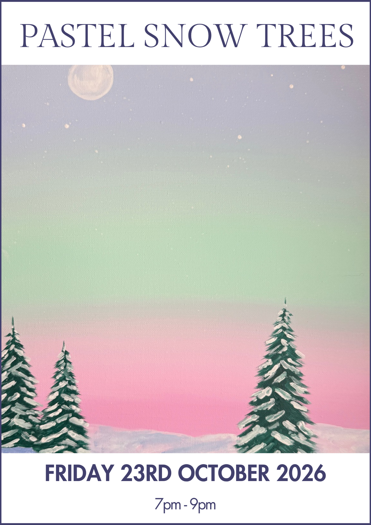 23/10/2026 - Pastel Snow Trees