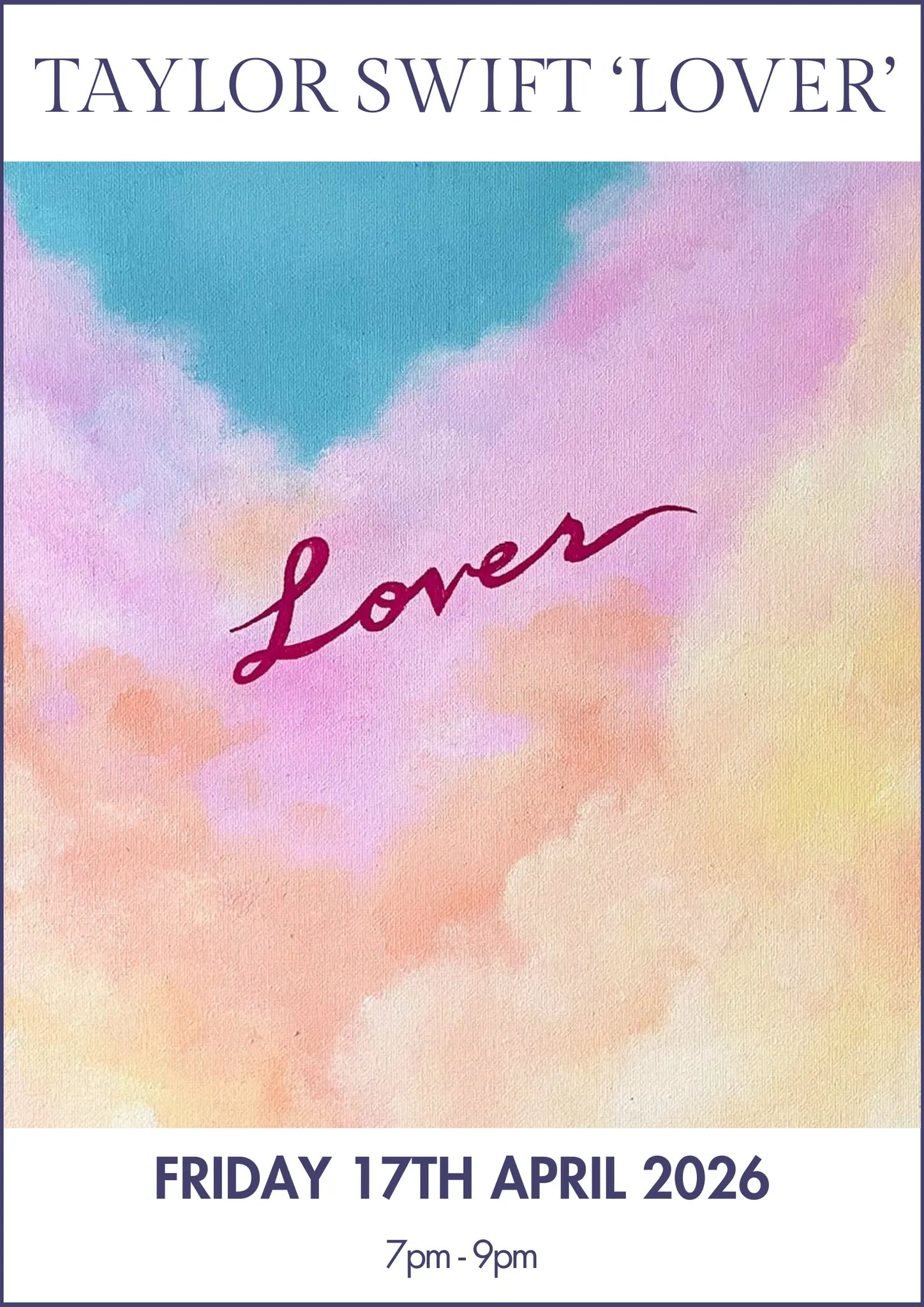 17/04/2026 - Taylor Swift 'Lover'