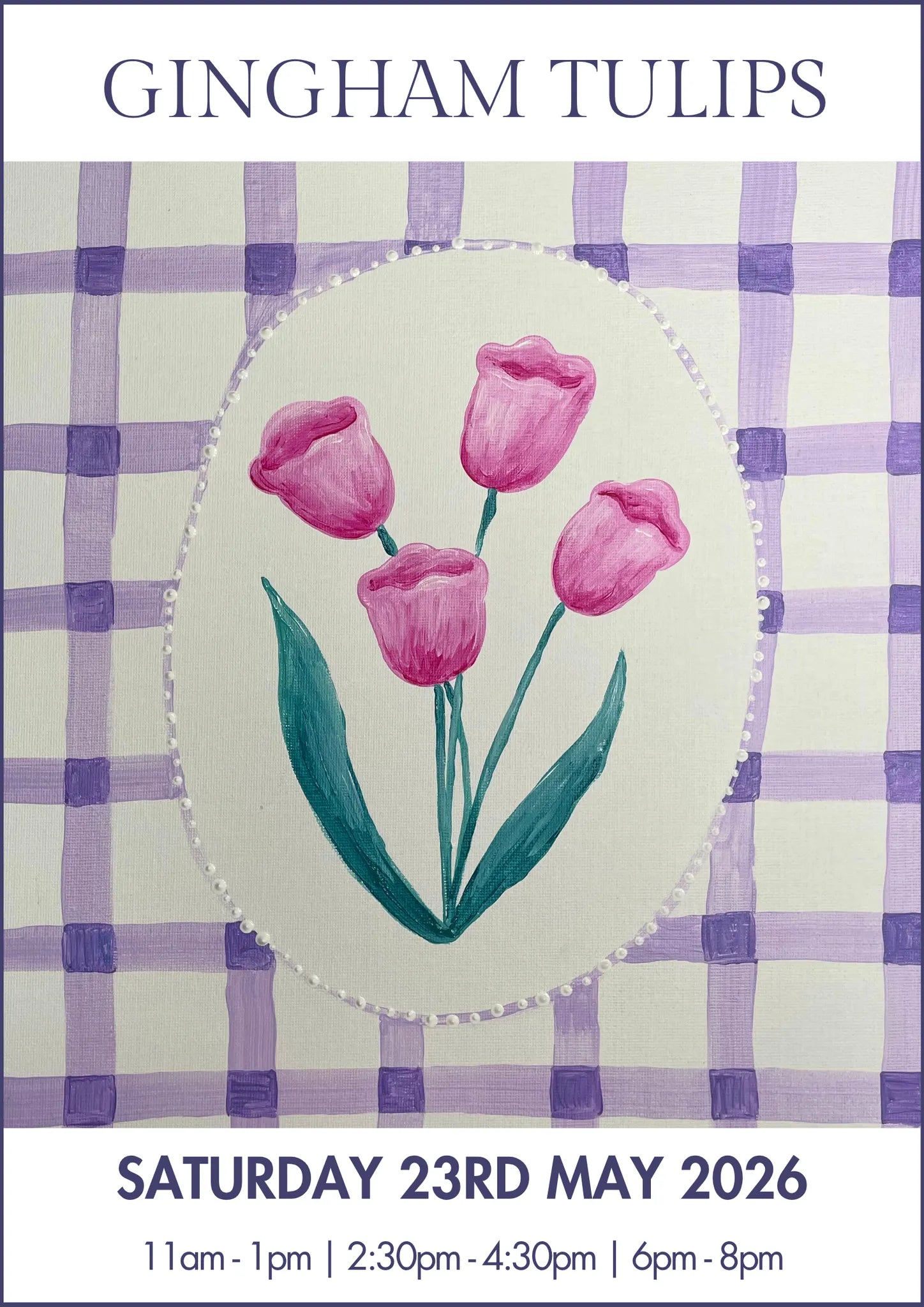 23/05/2026 - Gingham Tulips