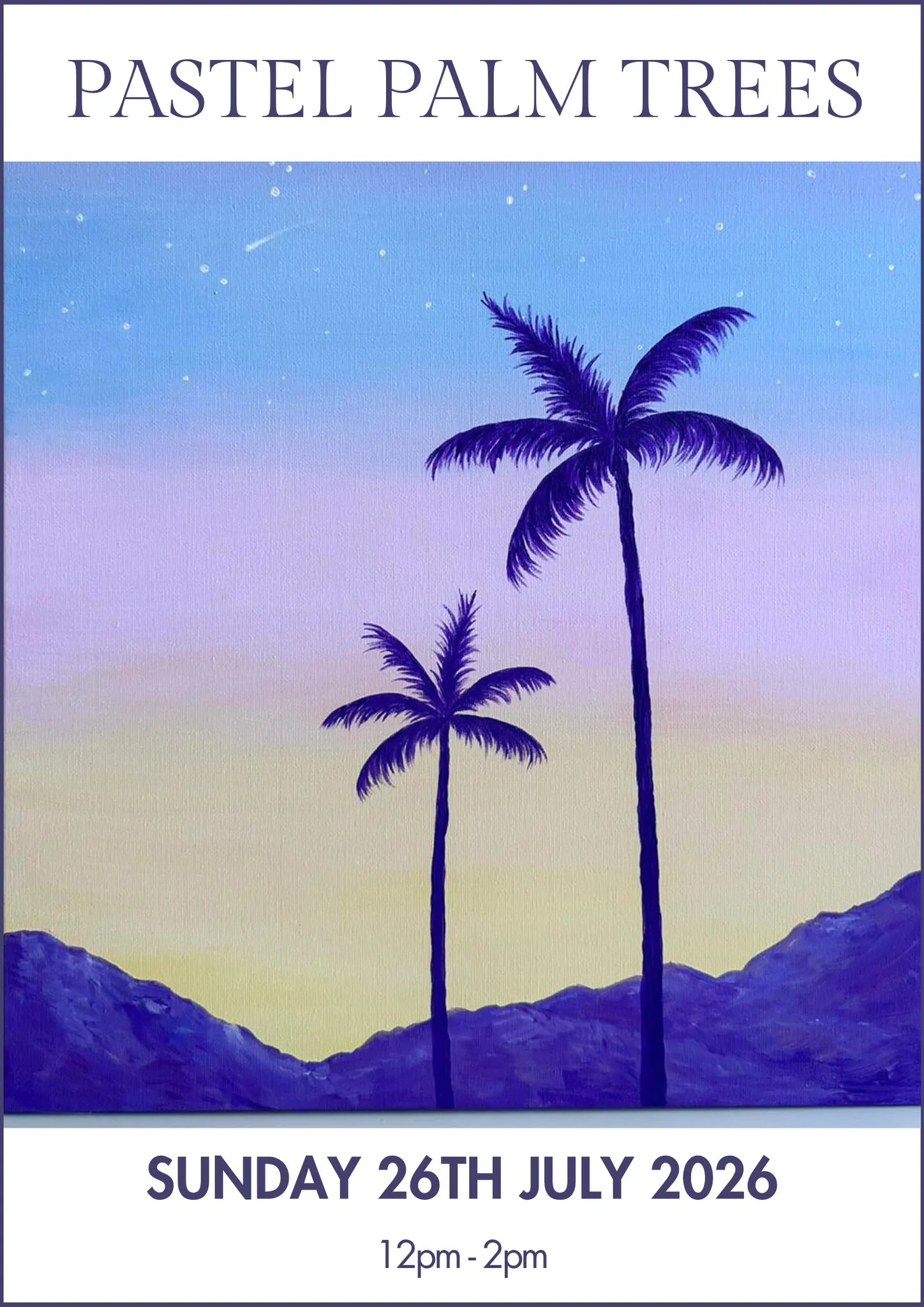 26/07/2026 - Pastel Palm Trees