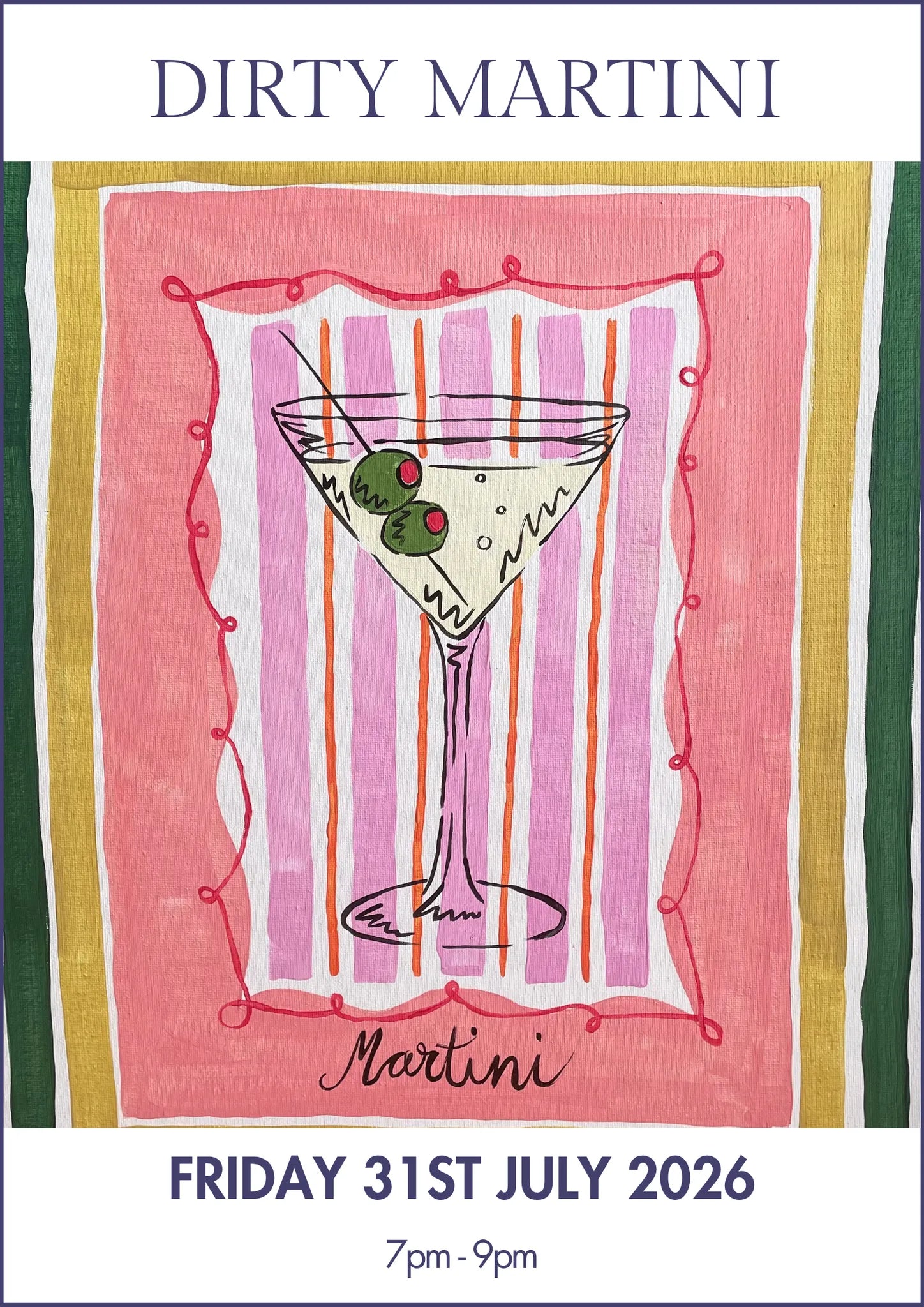 31/07/2026 - Dirty Martini