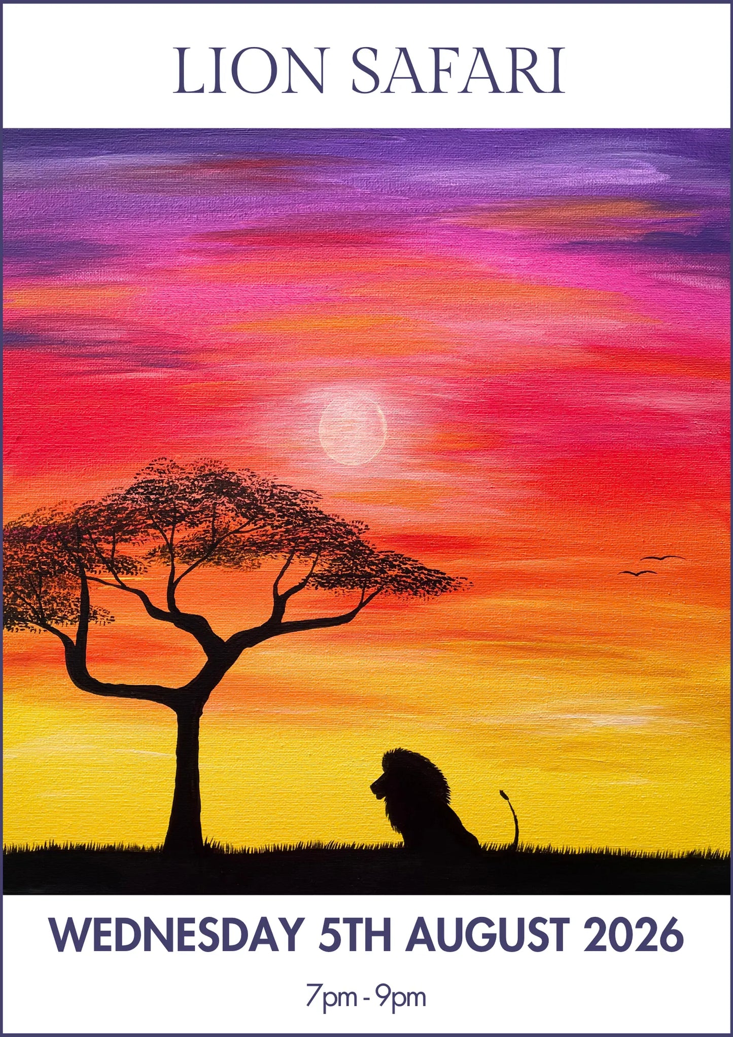 05/08/2026 - Lion Safari - £10 OFF