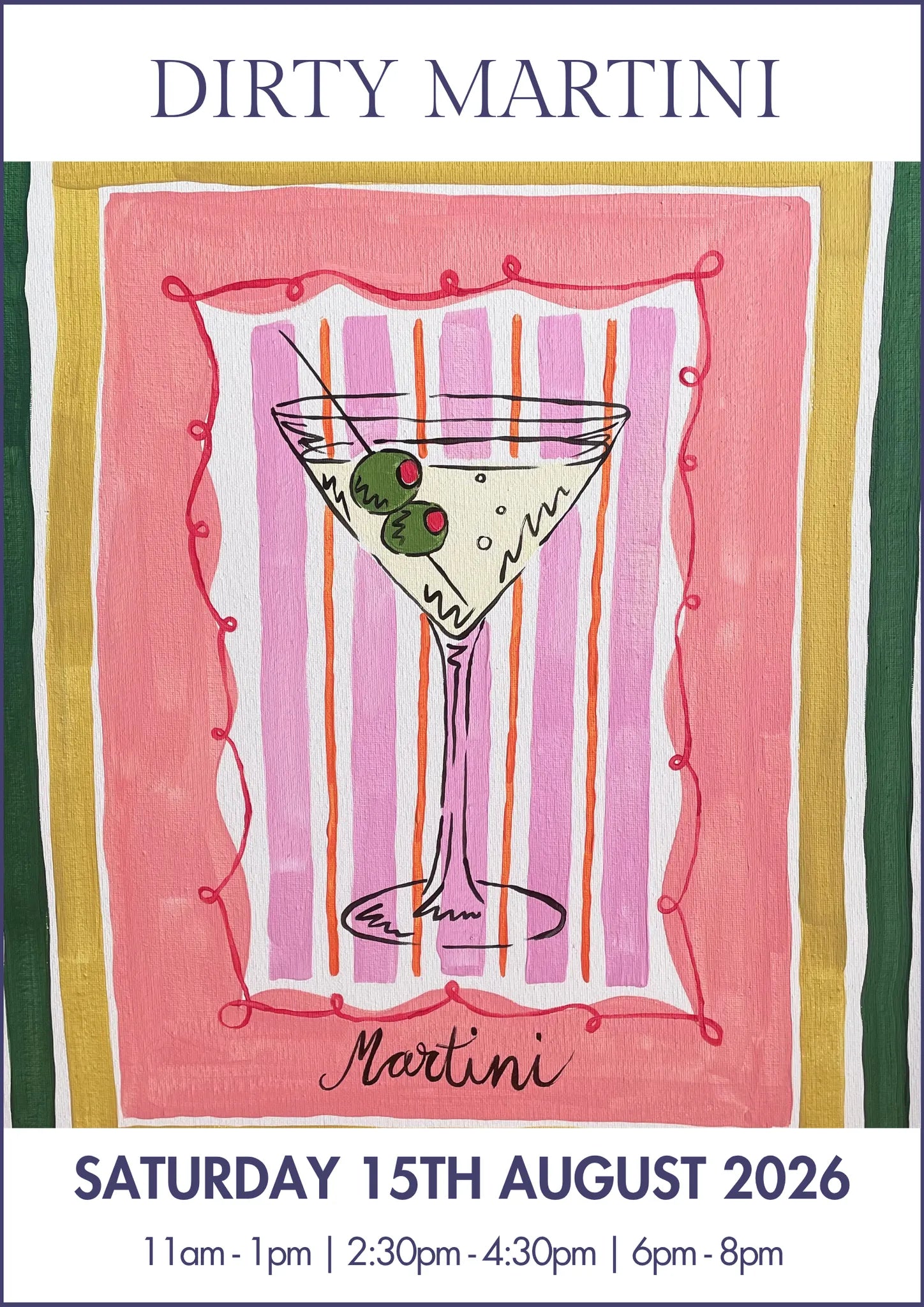 15/08/2026 - Dirty Martini