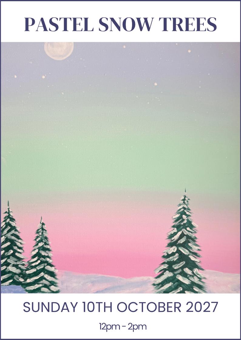 10/10/2027 - Pastel Snow Trees