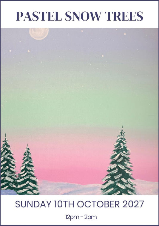 10/10/2027 - Pastel Snow Trees