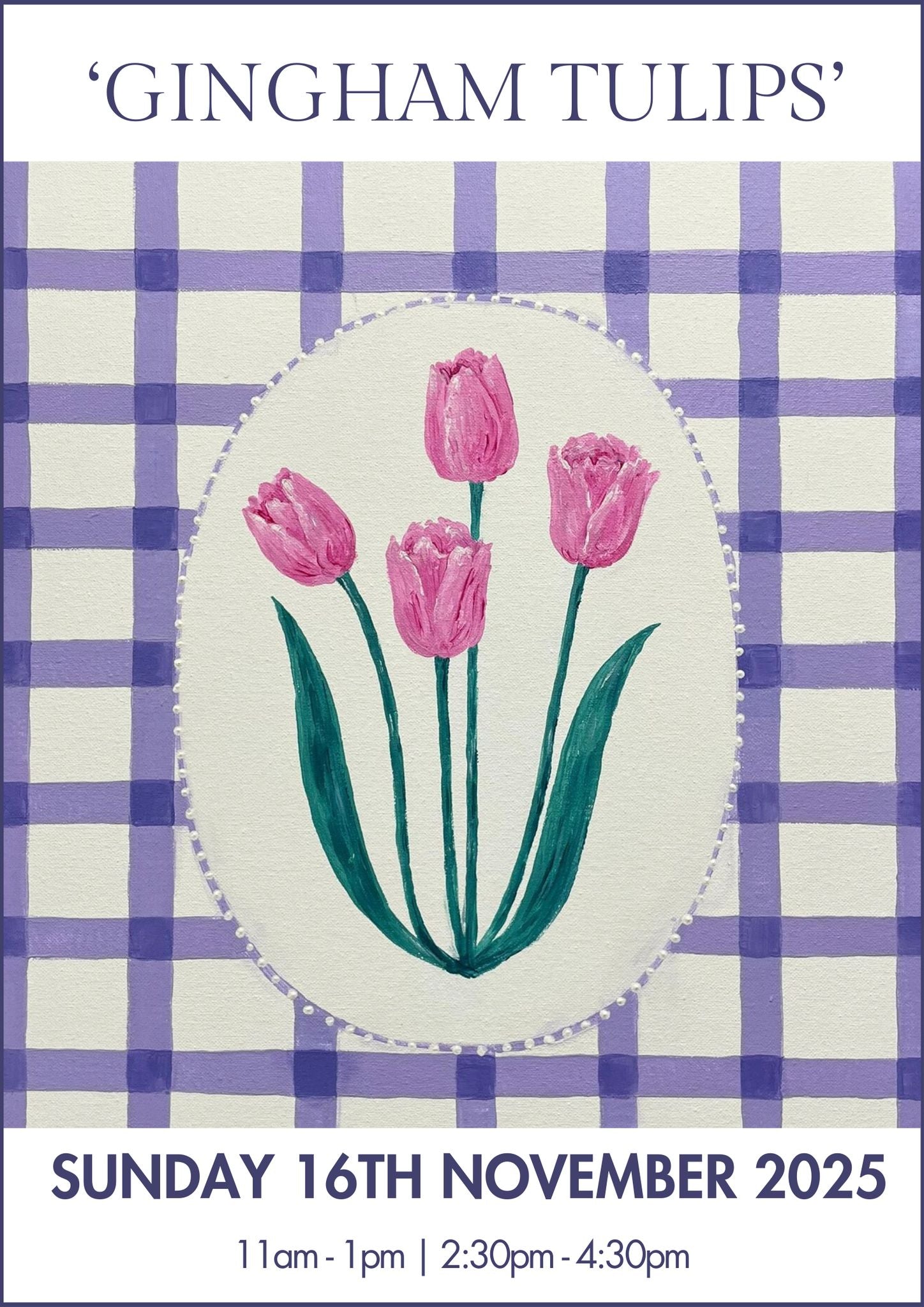 16/11/2025 - Gingham Tulips