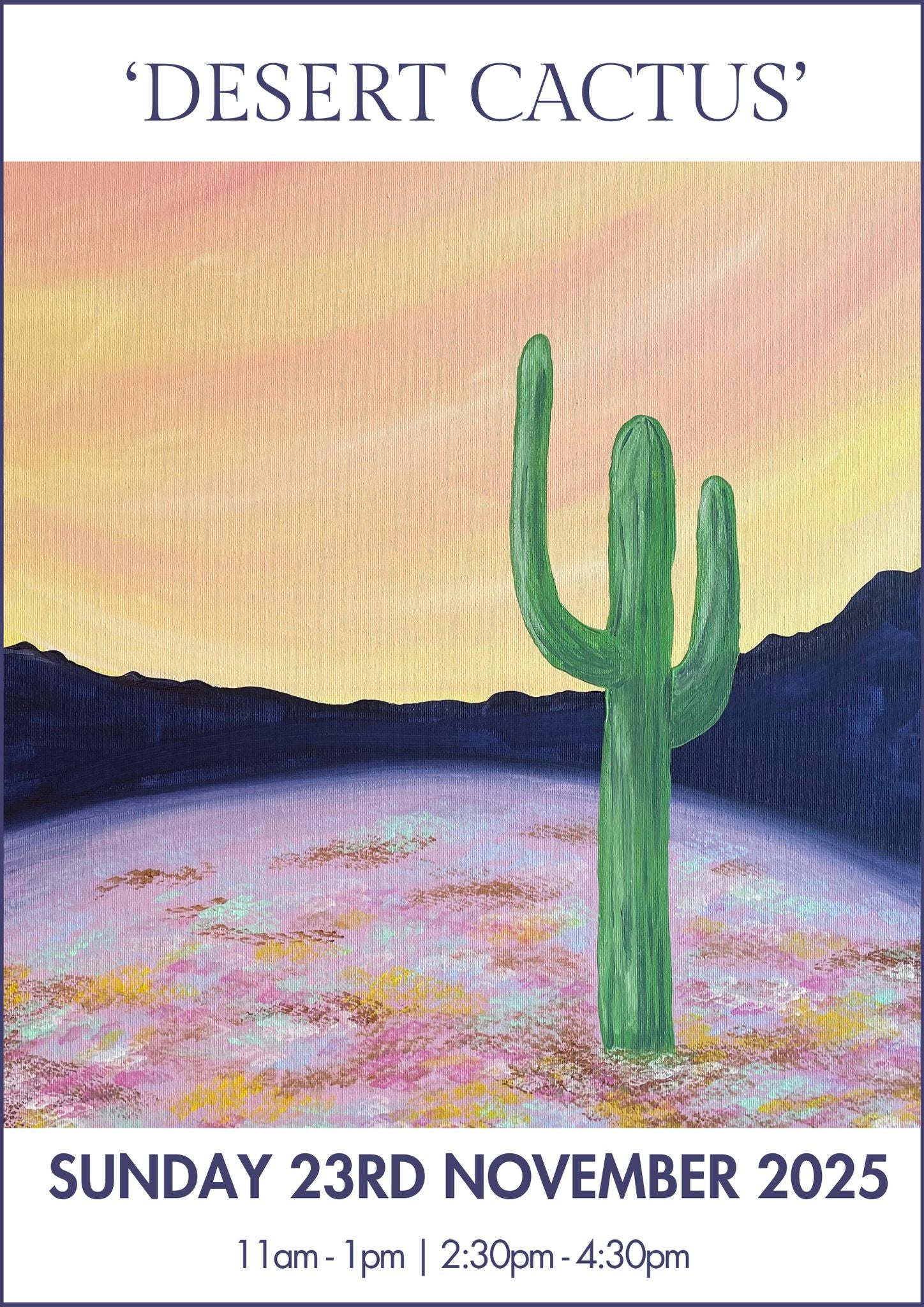 23/11/2025 - Desert Cactus