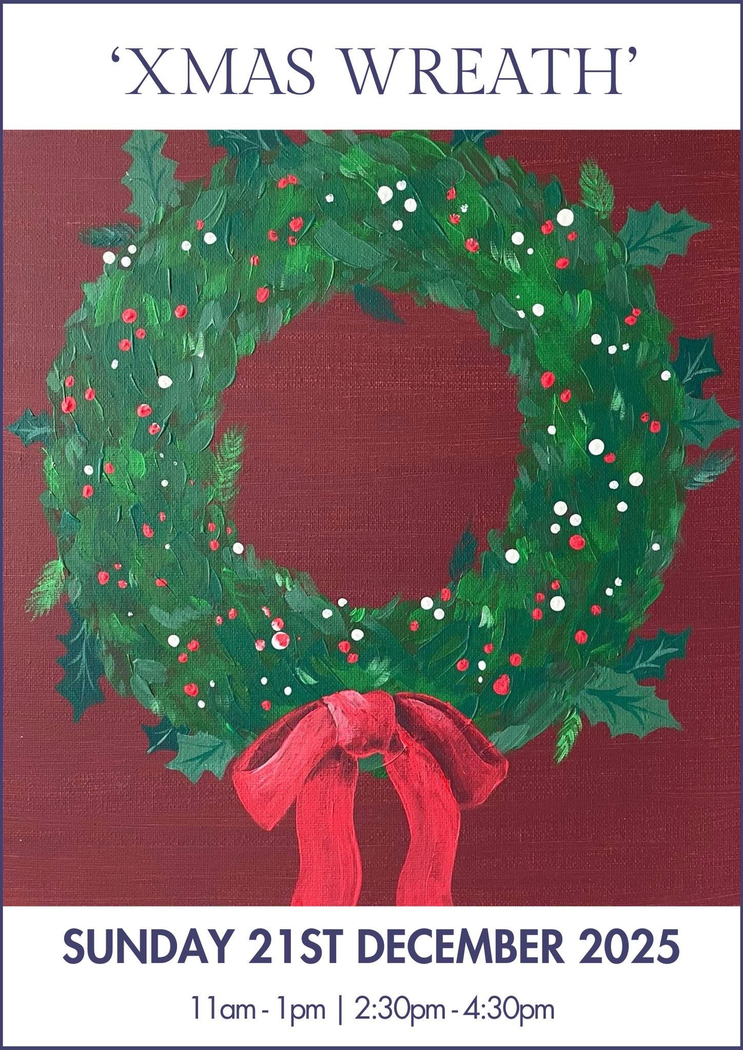 21/12/2025 - Christmas Wreath
