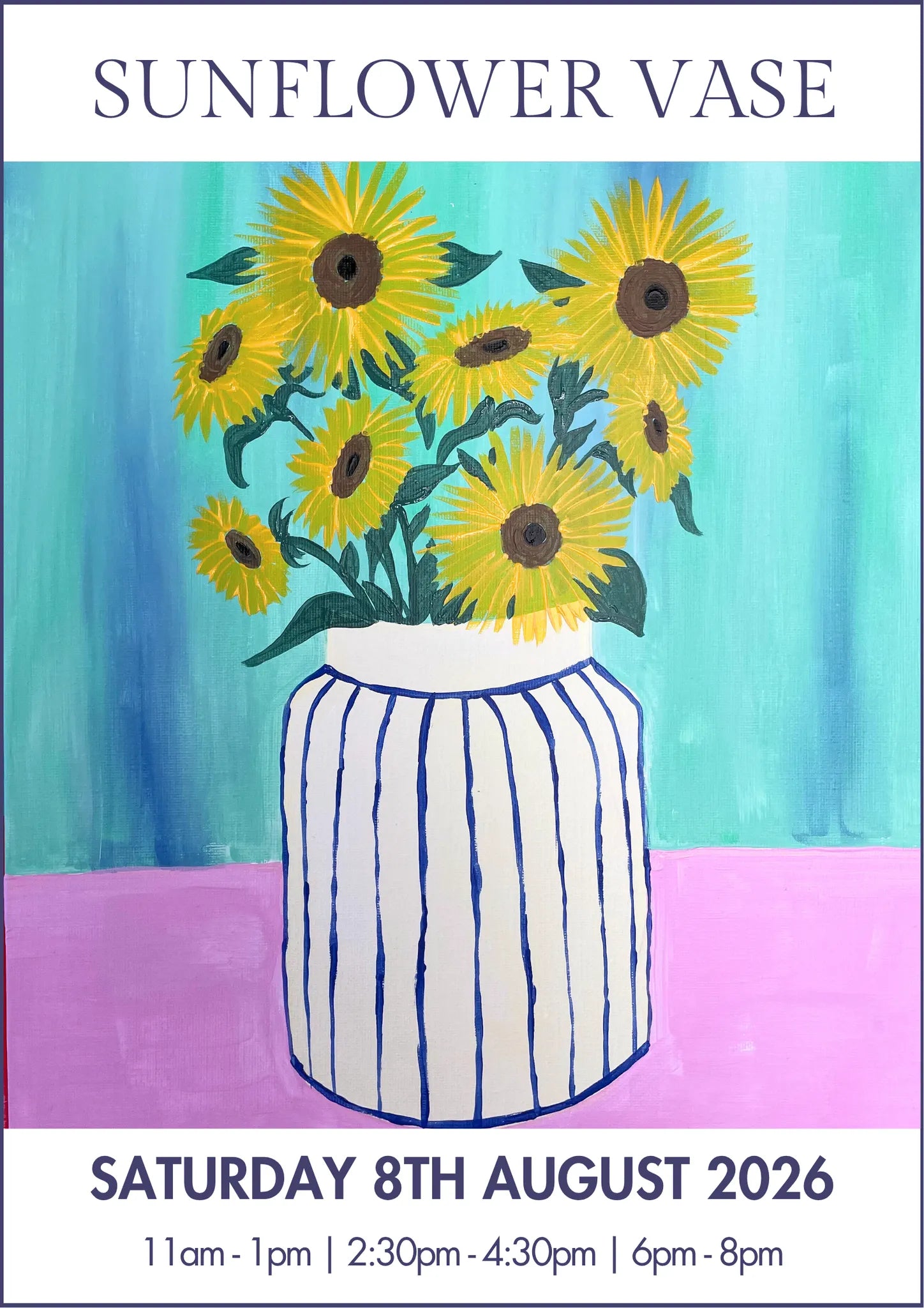08/08/2026 - Sunflower Vase