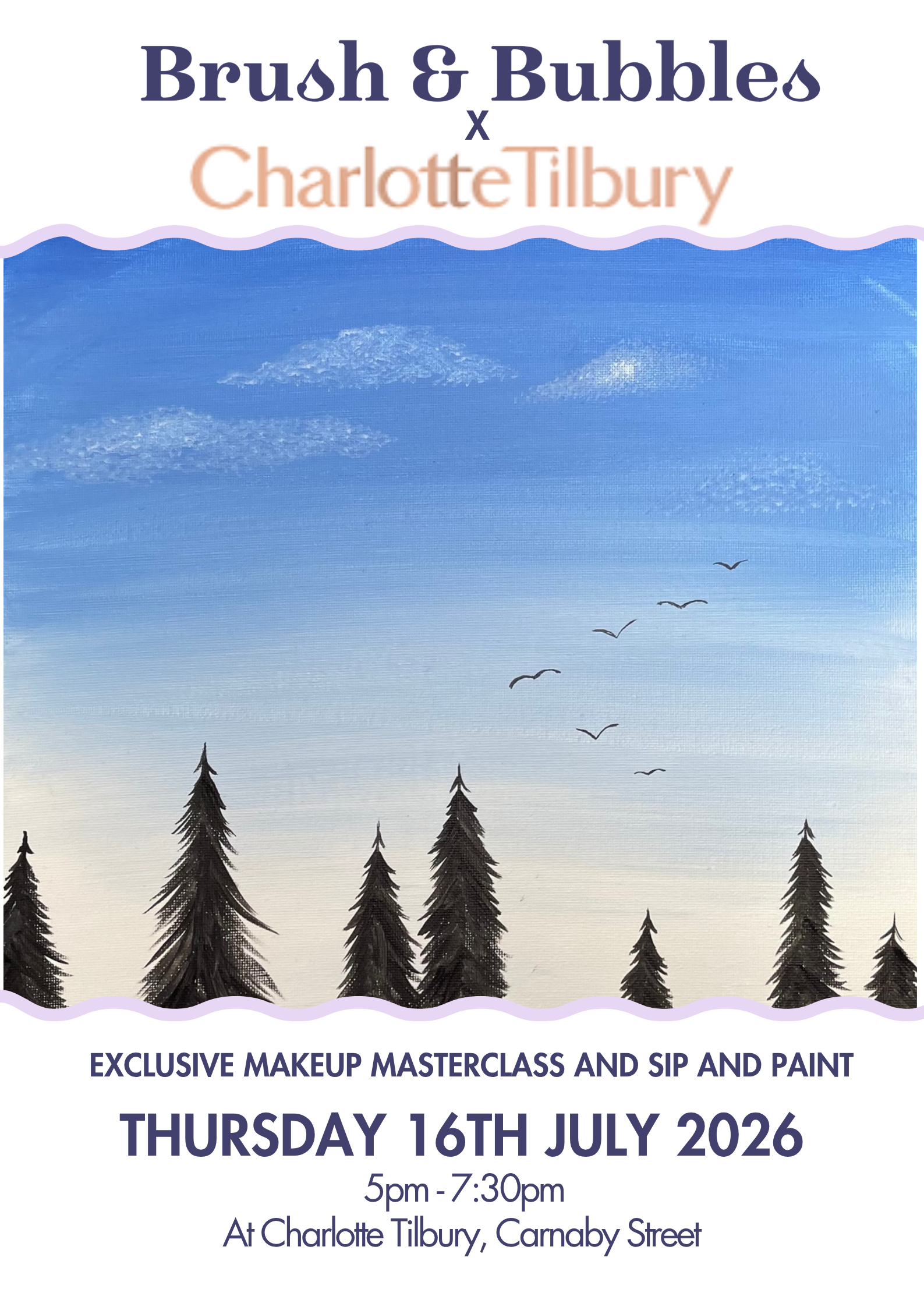 16/07/2026 - Brush and Bubbles X Charlotte Tilbury