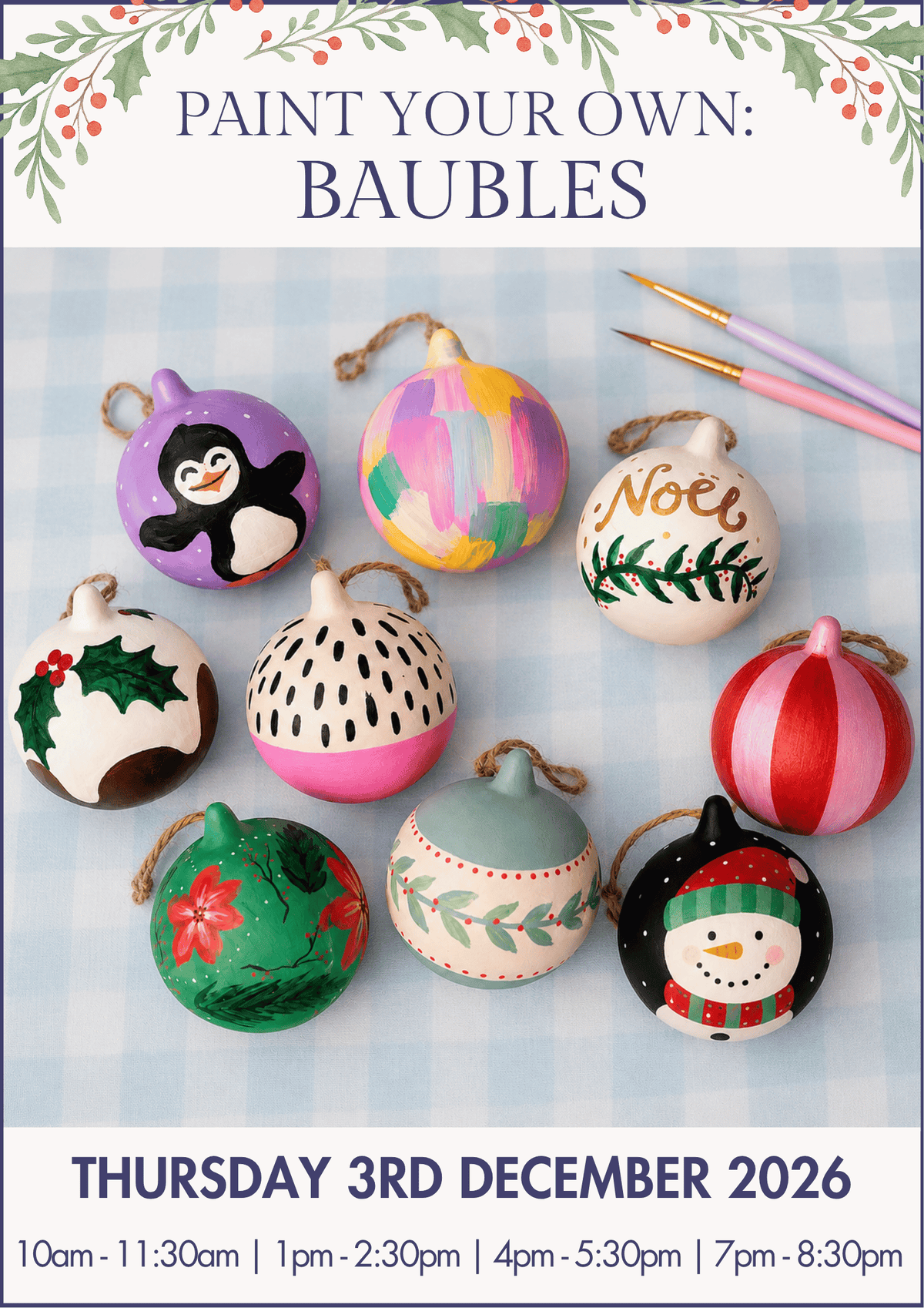 03/12/2026 - Bauble Painting
