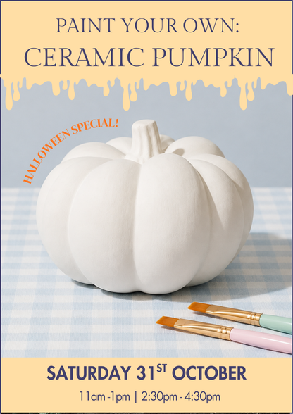 31/10/2026 - Halloween Special - Pumpkin Painting
