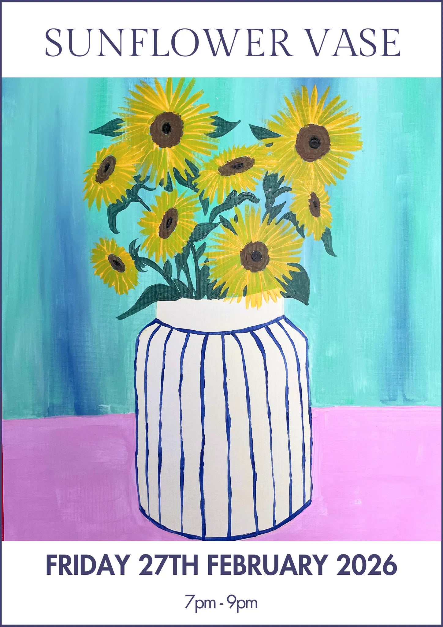 27/02/2026 - Sunflower Vase