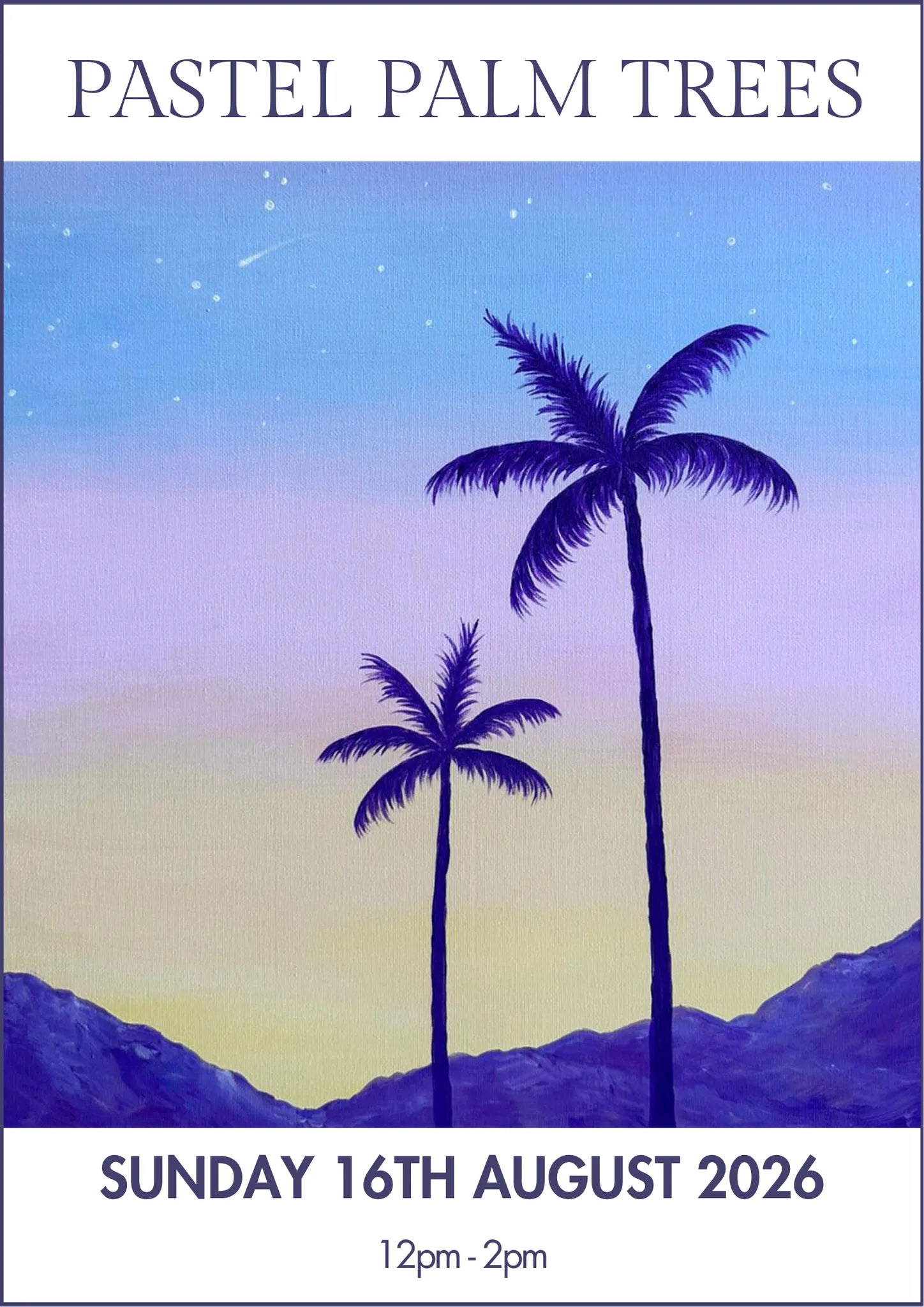 16/08/2026 - Pastel Palm Trees
