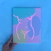 Load image into Gallery viewer, Pinky Purple Abstract Nude

