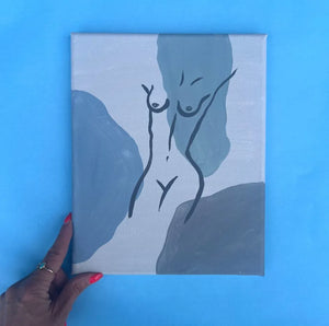 Monochrome Abstract Nude