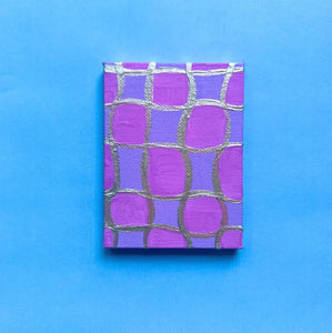 Mini Pink Glitter Lattice