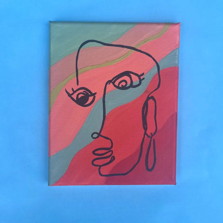 Picasso-Inspired Portrait