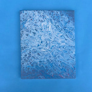 Oceanic Blues Acrylic Pour