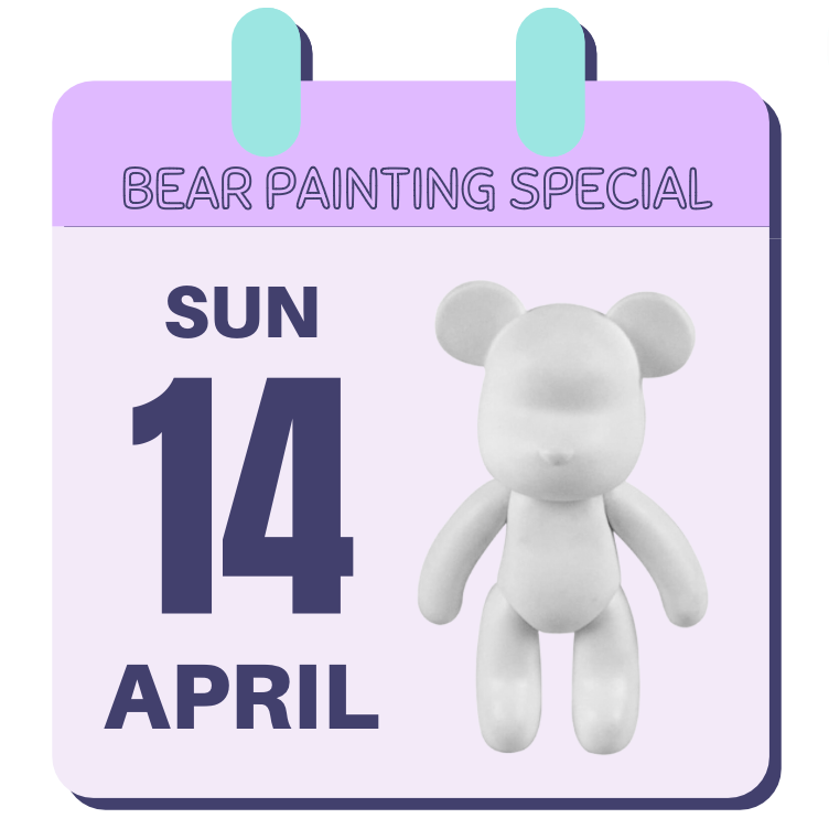 14/04/2024 - BEAR PAINTING SPECIAL - Brush and Bubbles, Covent Garden
