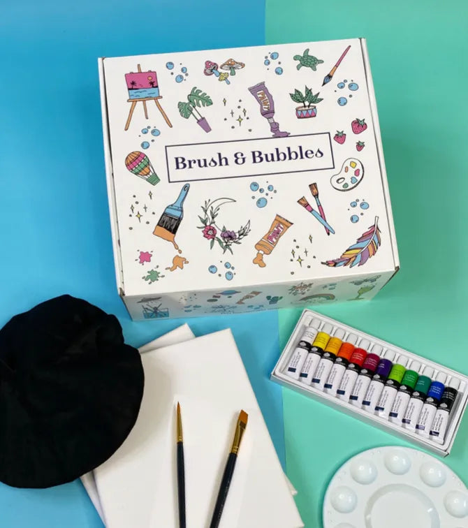 Brush and Bubbles Art Kit