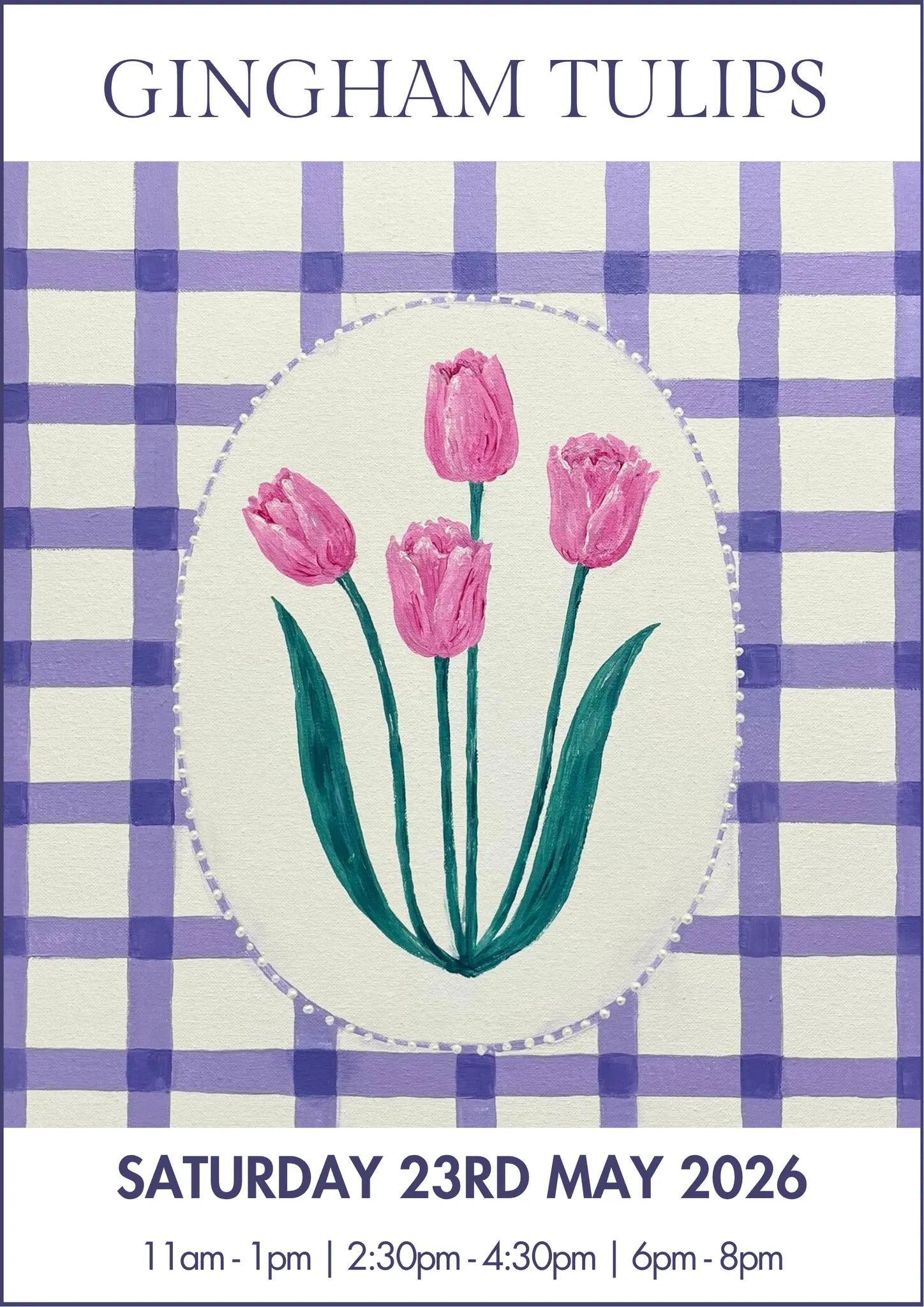 23/05/2026 - Gingham Tulips